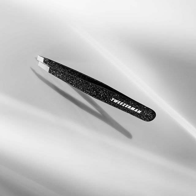 Black glitter plokkari