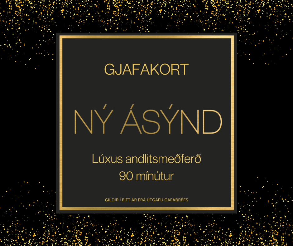 Gjafakort Lúxus andlitsmeðferð 90 mínútur
