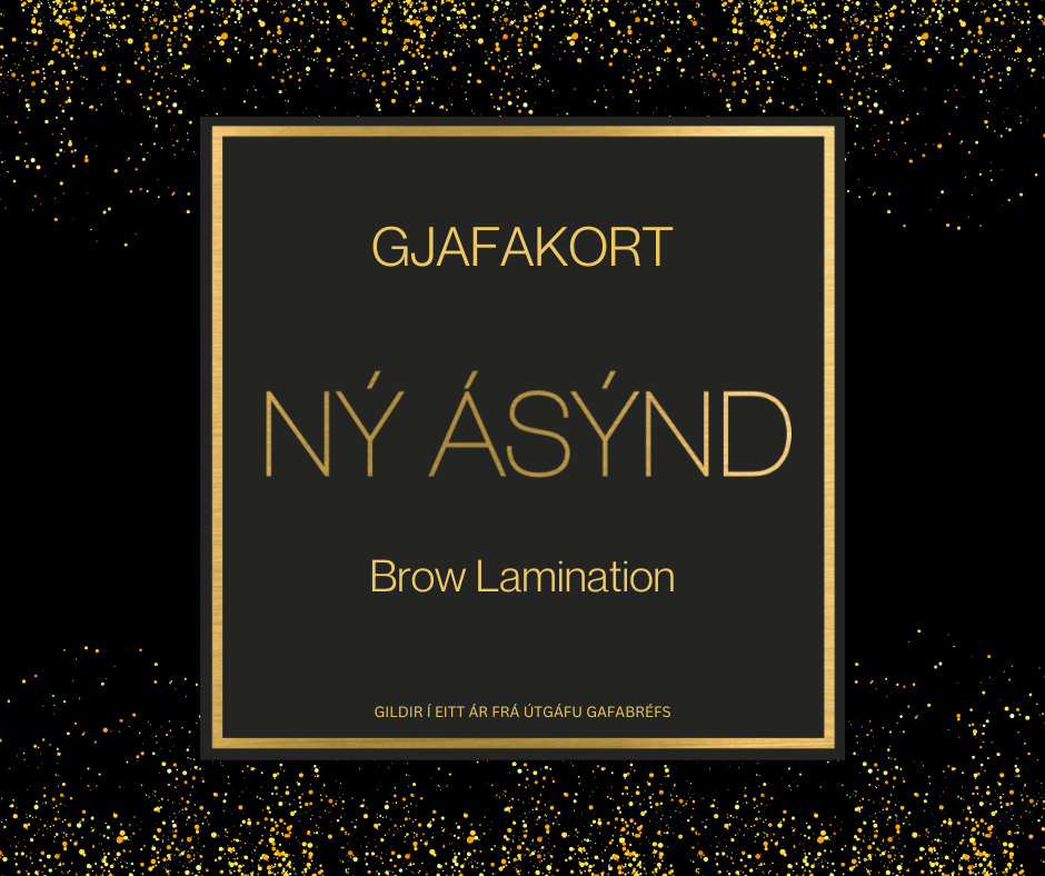 Gjafakort Brow lamination