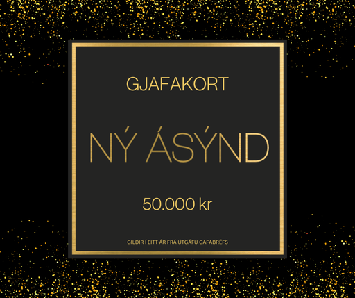 Gjafakort 50.000 kr