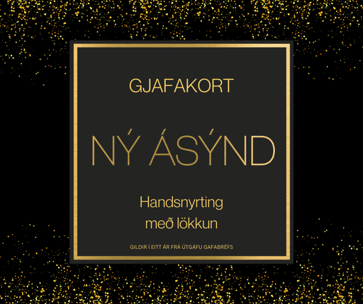 Gjafakort Handsnyrting með lökkun