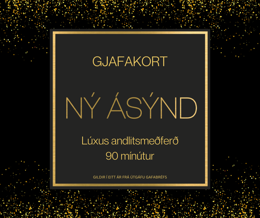 Gjafakort Lúxus andlitsmeðferð 90 mínútur