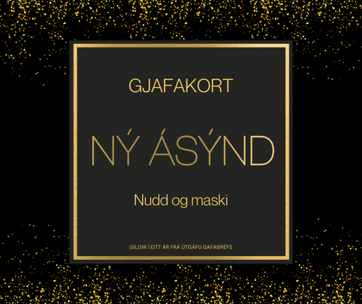 Gjafakort Nudd og maski