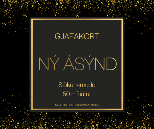 Gjafakort Slökunarnudd 50 mínútur